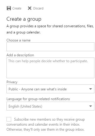 Create Groups